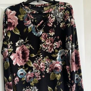 White birch floral top